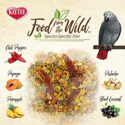 Show full view: Kaytee Food from the Wild Parrot Bird Food, 2.5-lb bag slide 2 of 10