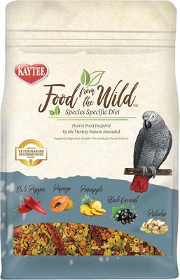 Show full view: Kaytee Food from the Wild Parrot Bird Food, 2.5-lb bag slide 7 of 10