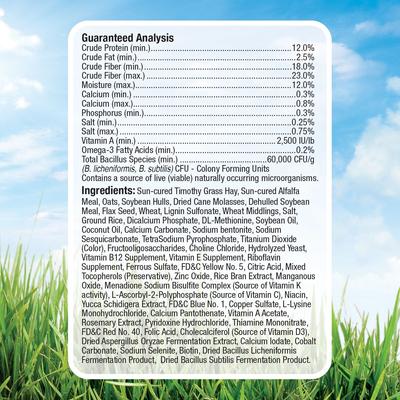 Show full view: Kaytee Forti-Diet Pro Health Adult Rabbit Food, 5-lb bag slide 4 of 11