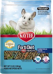 Kaytee Forti-Diet Pro Health Chinchilla Food, 3-lb bag