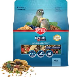 Kaytee Forti-Diet Pro Health Conure & Lovebird Food, 4-lb bag