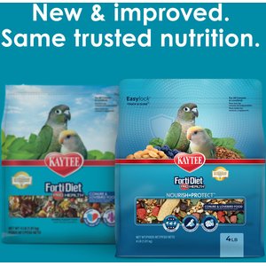 Kaytee Forti-Diet Pro Health Conure & Lovebird Food, 4-lb bag