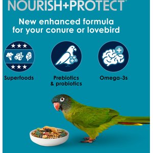 Kaytee Forti-Diet Pro Health Conure & Lovebird Food, 4-lb bag