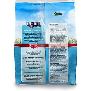 Kaytee Forti-Diet Pro Health Gerbil & Hamster Food, 3-lb bag