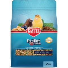 Kaytee Forti-Diet Pro Health Nourish+Protect Canary & Finch Food, 2-lb bag