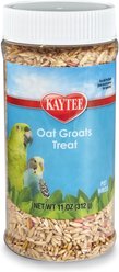 Kaytee Forti-Diet Pro Health Oat Groats Bird Treats, 11-oz jar