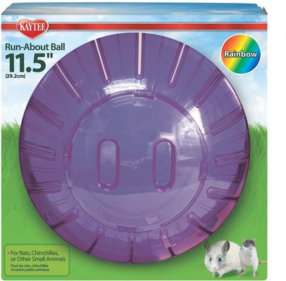 Show full view: Kaytee Giant Run Exercise Ball Small Pet Toy, Assorted Colors, 11.5-in slide 7 of 10