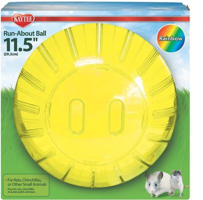 Show full view: Kaytee Giant Run Exercise Ball Small Pet Toy, Assorted Colors, 11.5-in slide 8 of 10