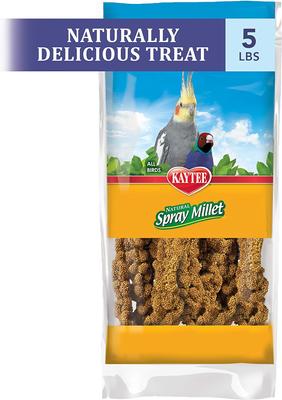 Show full view: Kaytee Gold Spray Millet Bird Treats, 5-lb box slide 2 of 8