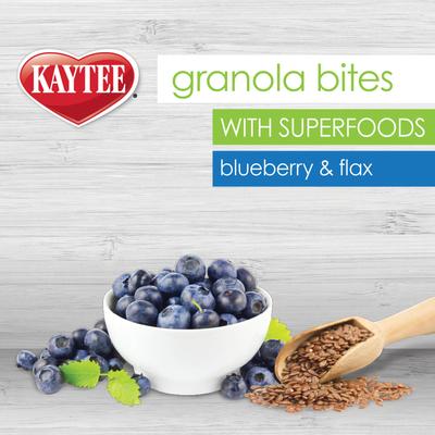 Show full view: Kaytee Granola Bites Berry & Flax Bird Treats, 4.5-oz bag slide 5 of 6