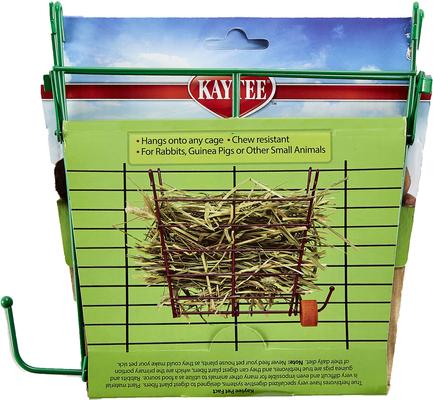 Show full view: Kaytee Hay Manger & Salt Spool Hanger Small Pet Feeder slide 2 of 5