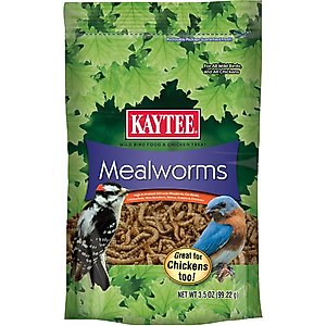 Kaytee Meal Worm Wild Bird Food, 3.5-oz bag