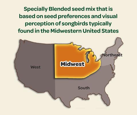 Show full view: Kaytee Midwestern Regional Blend Wild Bird Food, 7-lb bag slide 9 of 9