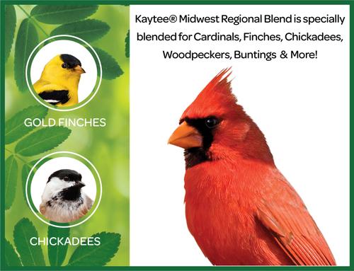 Show full view: Kaytee Midwestern Regional Blend Wild Bird Food, 7-lb bag slide 8 of 9
