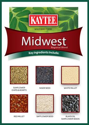 Show full view: Kaytee Midwestern Regional Blend Wild Bird Food, 7-lb bag slide 6 of 9