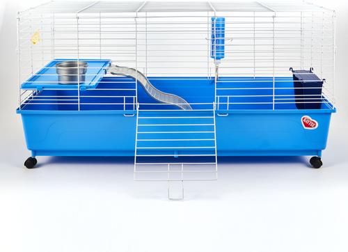 Show full view: Kaytee My First Home 2-Level Small Pet Habitat, Blue & Tan, Large slide 7 of 10