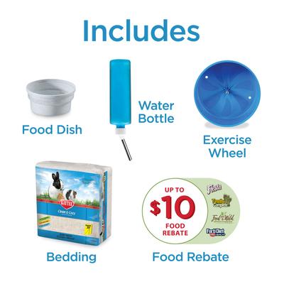 Show full view: Kaytee My First Home Hamster & Gerbil Starter Kit slide 4 of 10