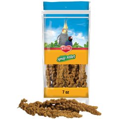 Kaytee Natural Spray Millet Bird Treats, 7-oz pouch