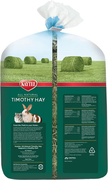 Kaytee Timothy Hay Small Pet Food, 48-oz bag