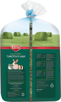 Show full view: Kaytee Natural Timothy Hay Small Animal Food, 96-oz bag, bundle of 3 slide 2 of 14