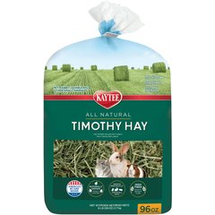 Kaytee Natural Timothy Hay Small Animal Food, 96-oz bag