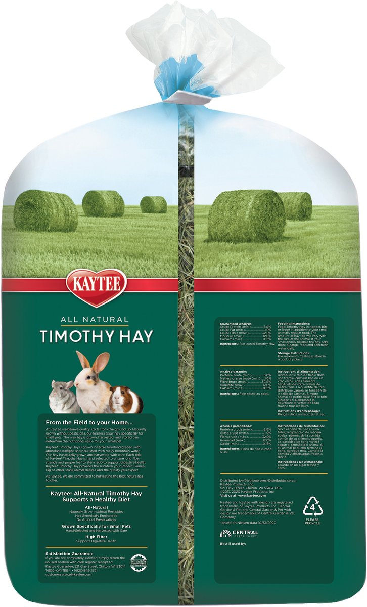 Kaytee Natural Timothy Hay Small Animal Food