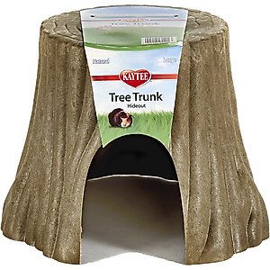 Kaytee Natural Tree Trunk Small Animal Hideout, Color Varies, Large
