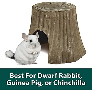 Kaytee Natural Tree Trunk Small Animal Hideout, Color Varies, Large