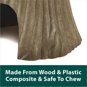 Kaytee Natural Tree Trunk Small Animal Hideout, Small