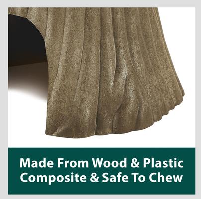 Show full view: Kaytee Natural Tree Trunk Small Animal Hideout, Small slide 5 of 11