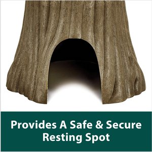 Kaytee Natural Tree Trunk Small Animal Hideout, Small