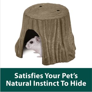 Kaytee Natural Tree Trunk Small Animal Hideout, Small