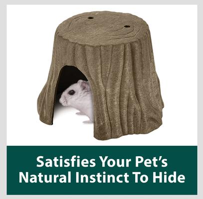 Show full view: Kaytee Natural Tree Trunk Small Animal Hideout, Small slide 7 of 11