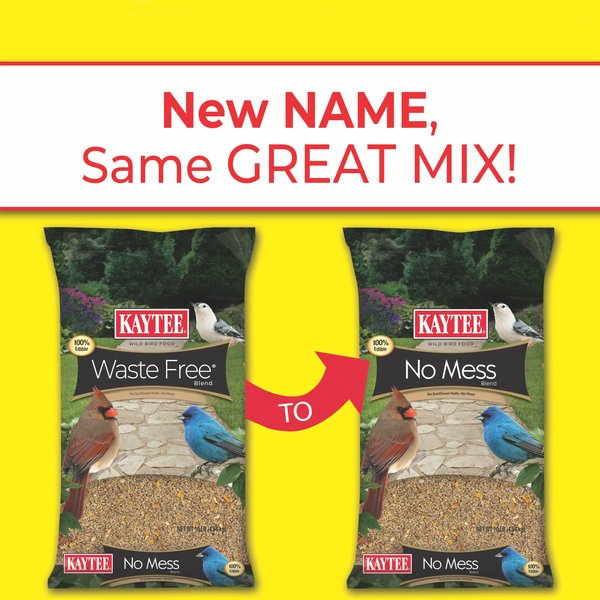Show full view: Kaytee No Mess Blend Wild Bird Food, 10-lb bag slide 3 of 10