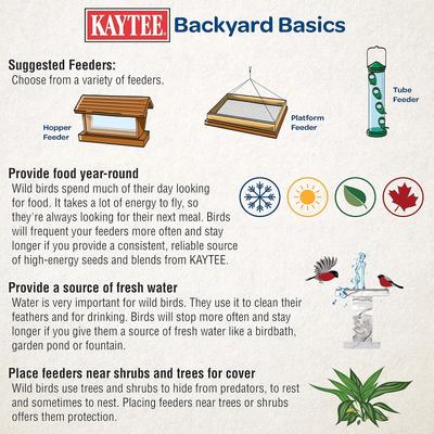 Show full view: Kaytee Nut & Fruit Blend Wild Bird Food, 10-lb bag slide 8 of 9