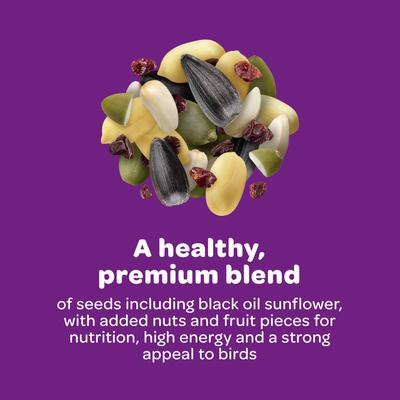 Show full view: Kaytee Nut & Fruit Blend Wild Bird Food, 5-lb bag slide 6 of 10