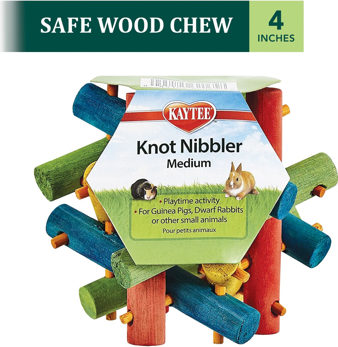 Kaytee Lava 'n Wood Hanging Small Animal Chew Toy