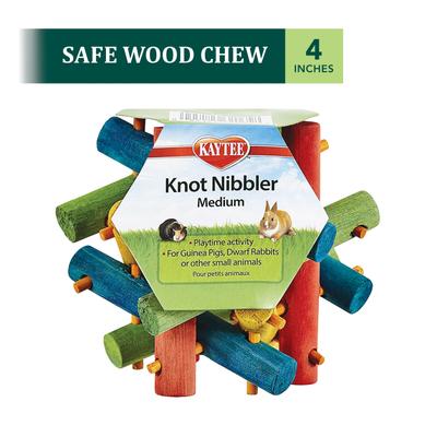 Show full view: Kaytee Nut Knot Nibbler Small Animal Chew Toy, 4-in slide 2 of 12