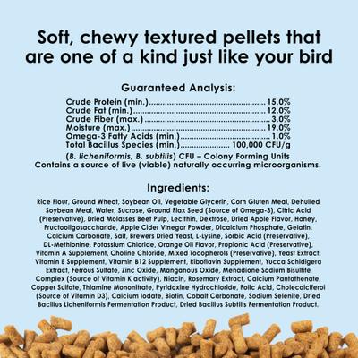 Show full view: Kaytee NutriSoft Macaw & Cockatoo Bird Food, 3-lbs slide 7 of 12