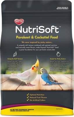 Show full view: Kaytee NutriSoft Parakeet & Cockatiel Bird Food, 2-lbs slide 9 of 12