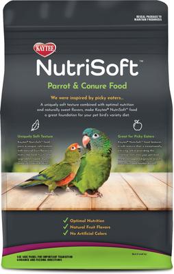 Show full view: Kaytee NutriSoft Parrot & Conure Bird Food, 3-lbs slide 9 of 12