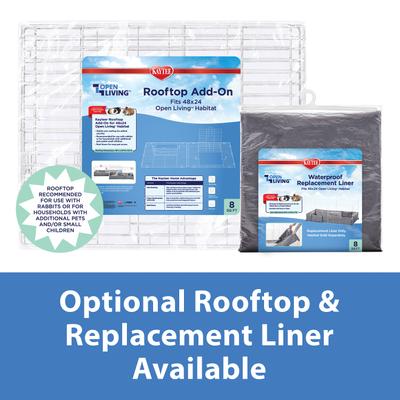 Show full view: Kaytee Open Living Small Pet Habitat, 48 x 24-in slide 7 of 9