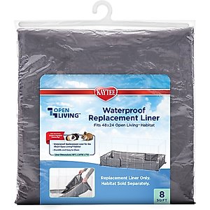 Kaytee Open Living Waterproof Small Pet Habitat Replacement Liner, 48 x 24-in