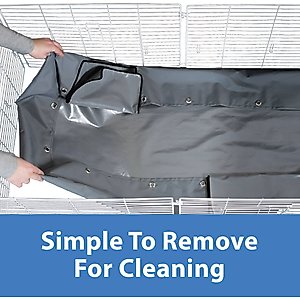 Kaytee Open Living Waterproof Small Pet Habitat Replacement Liner, 60 x 30-in