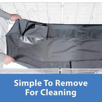 Show full view: Kaytee Open Living Waterproof Small Pet Habitat Replacement Liner, 60 x 30-in slide 4 of 10