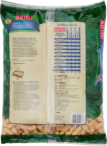 Show full view: Kaytee Peanuts In A Shell Wild Bird Food, 5-lb bag slide 2 of 10