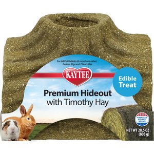 Kaytee Premium Timothy Hideout Small Animal Treats, Large