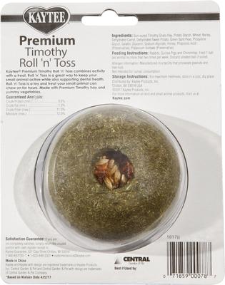 Show full view: Kaytee Premium Timothy Roll 'n' Toss Small Animal Treats, 1 count slide 3 of 6