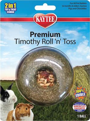 Show full view: Kaytee Premium Timothy Roll 'n' Toss Small Animal Treats, 1 count slide 2 of 6