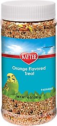 Kaytee Pro Health Orange Blossom Honey Parakeet Bird Treats, 10-oz jar